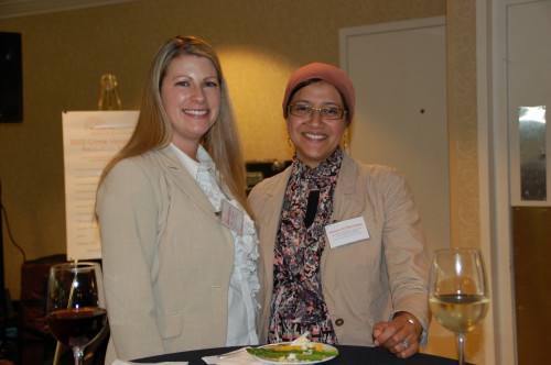 Attendees at the Crime Victims' Rights Reception on the first evening of the Conference. - Photo by Susan Bexton