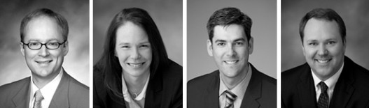 FROM LEFT TO RIGHT: THE ATTORNEYS WHO SERVED Erick J. Haynie, Partner - Commercial Litigation  Kristina J. Holm, Counsel - Commercial Lit...