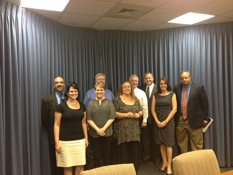 Front row: Colleen Clase, Allie Bones, Beckie Miller, Victoria Ames, and Michael Bailey Chief Deputy at the Office of the Arizona Attorne...