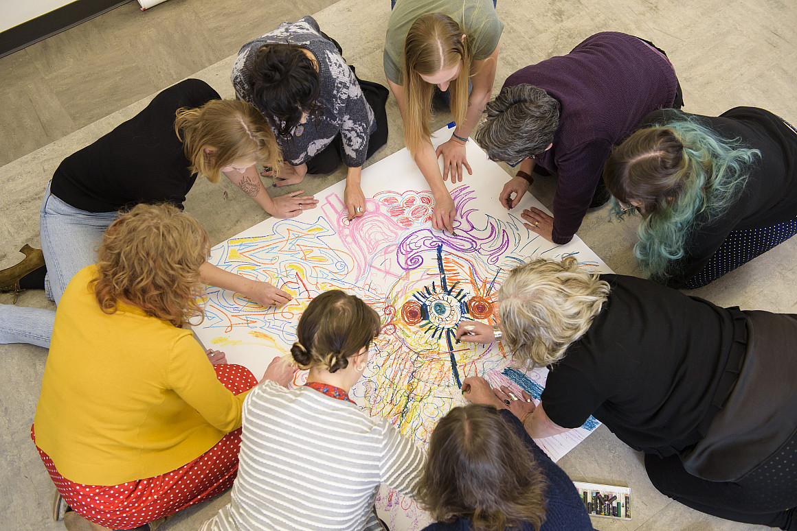 Art Therapy students.