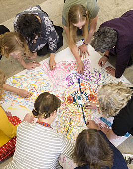 Art Therapy students.