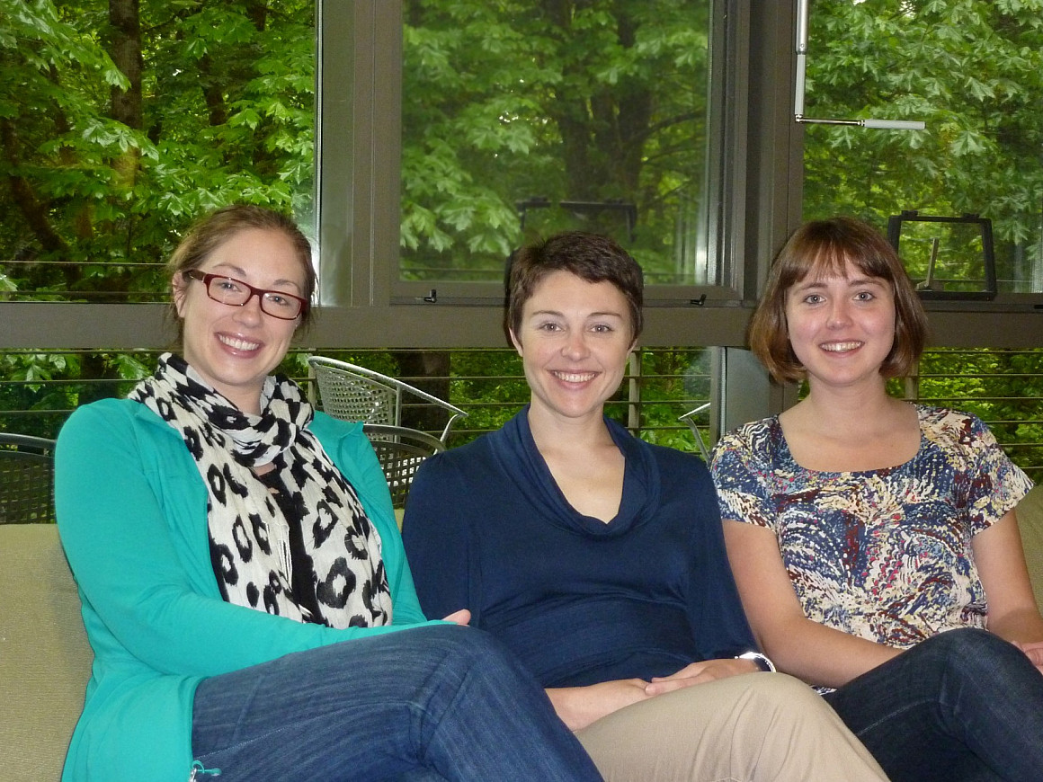 Pictured from left to right: Rochelle Martinsson, Jessica Gallagher, and Aurelia Erickson