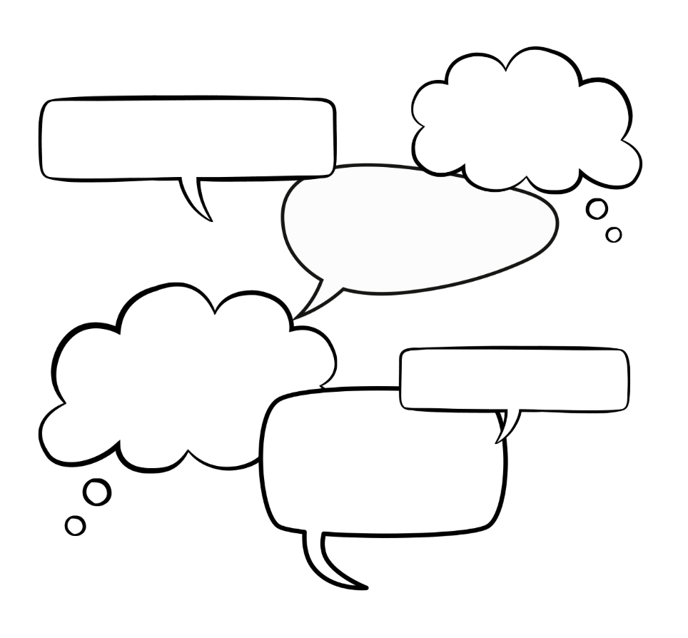 speech bubbles