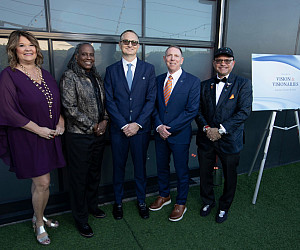 The 2026 Vision & Visionaries honorees include: Kristin Crellin '95; Robin Holmes-Sullivan '86, MA '90; Michael Losqua...