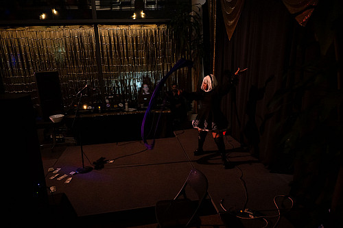 Michelle Okoh performed Weight of the World by Keiichi Okabe.