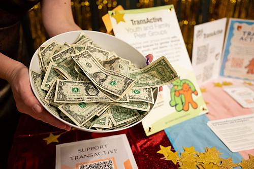 The event raised $1600 for TransActive.