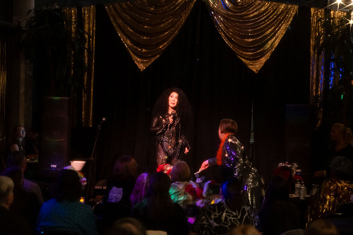 Billie McBride performed If I Could Turn Back Time by Cher.