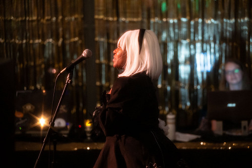 Michelle Okoh performed Weight of the World by Keiichi Okabe.