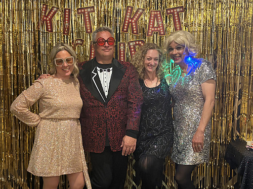 Left to right: Vanessa Holmgren, Jason Holmgren, Katie Jo Walter, Reggie Regina Ray Raiford