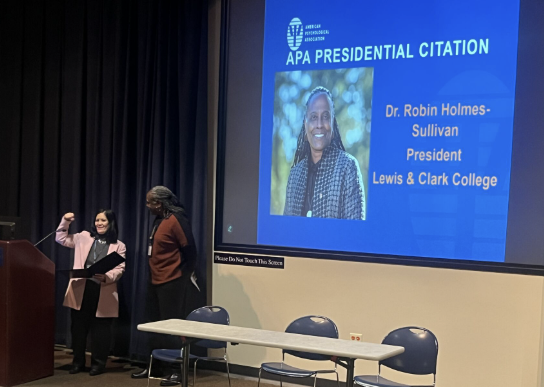 Dr. Debra Kawahara and Dr. Robin Holmes-Sullivan