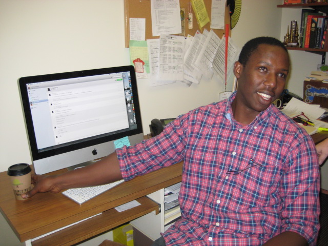 AES student and Dallaire Scholarship recipient Emmanuel Habimana