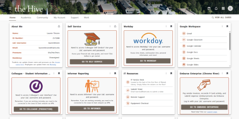 The Hive Employee Portal