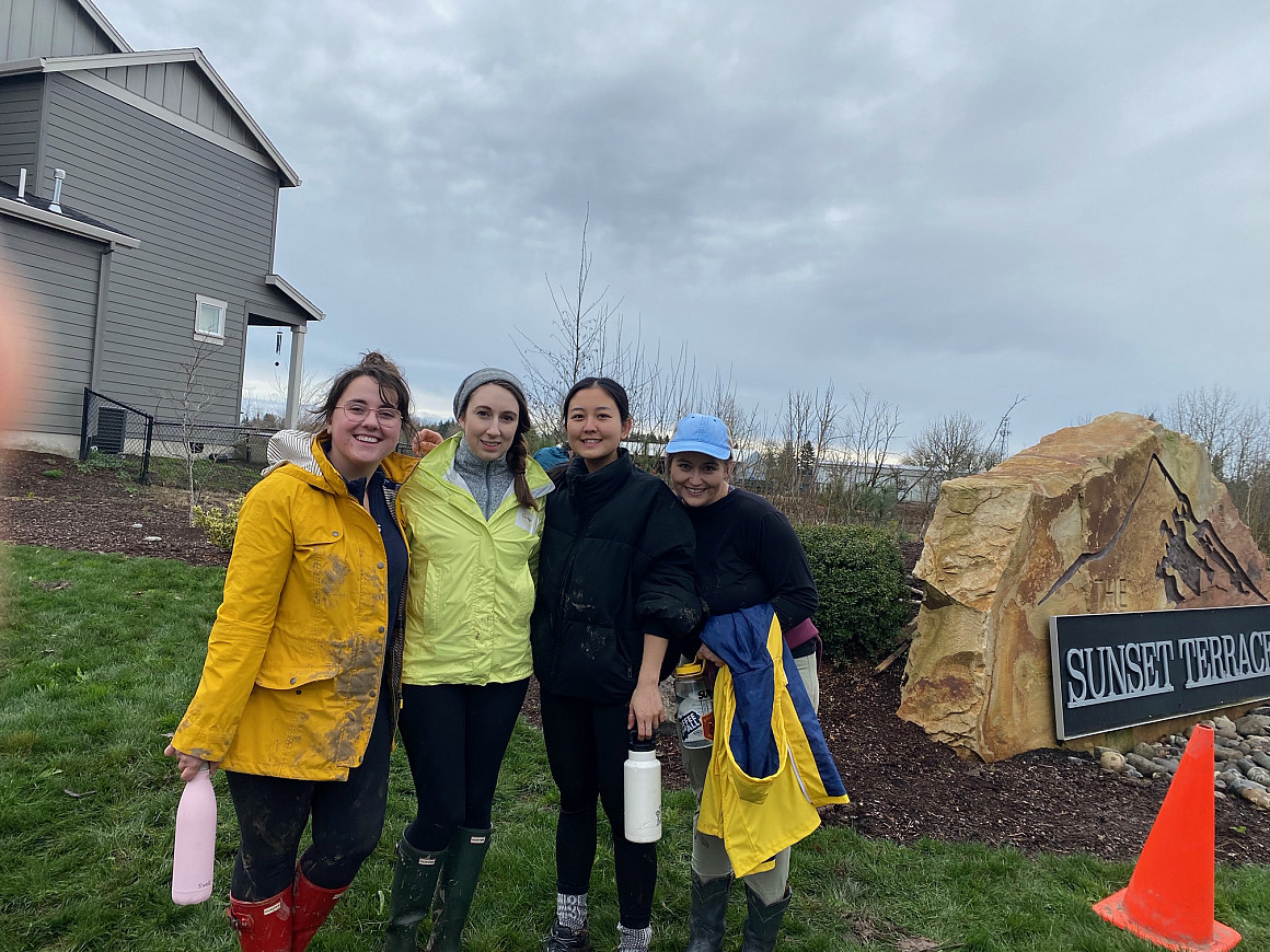 Tree planting fun!