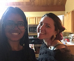 Shubhi and Mae