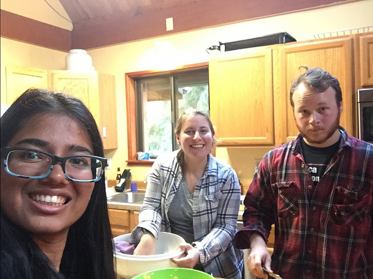 Shubhi, Skylar, and Erin