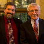Distinguished Visitor Professor Michael P. Scharf, and Lewis & Clark Law Professor John Grant