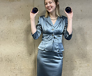 JR Saling with the two globes won at the 2024 IFA Championships