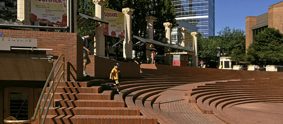 This dynamic public space in the heart of downtown Portland is affectionately known as the city's living room. N 5 miles