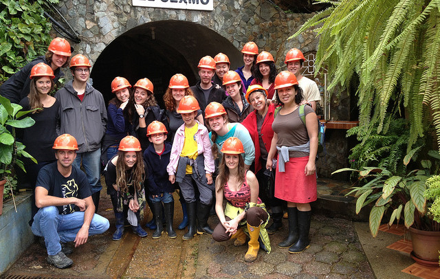 Entering El Sexmo Goldmine in Zaruma