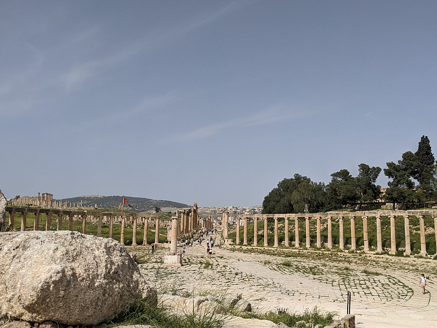 Roman ruins at Jerash