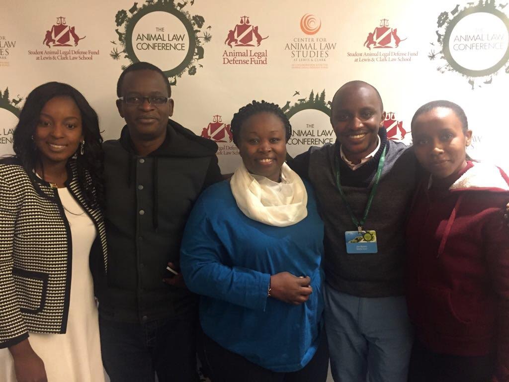 L - R: Ever Vimbai Chinoda ('17), Allan Sitati, Rodah Ogoma, Jim Karani ('16), Winnie Onkoba