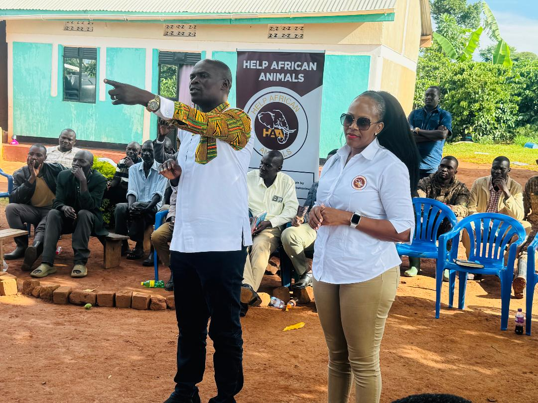 Honorable Joseph Kyofatogabye Kabuye and Judge Gladys Kamasanyu at a community outreach event on April 25th, 2026.