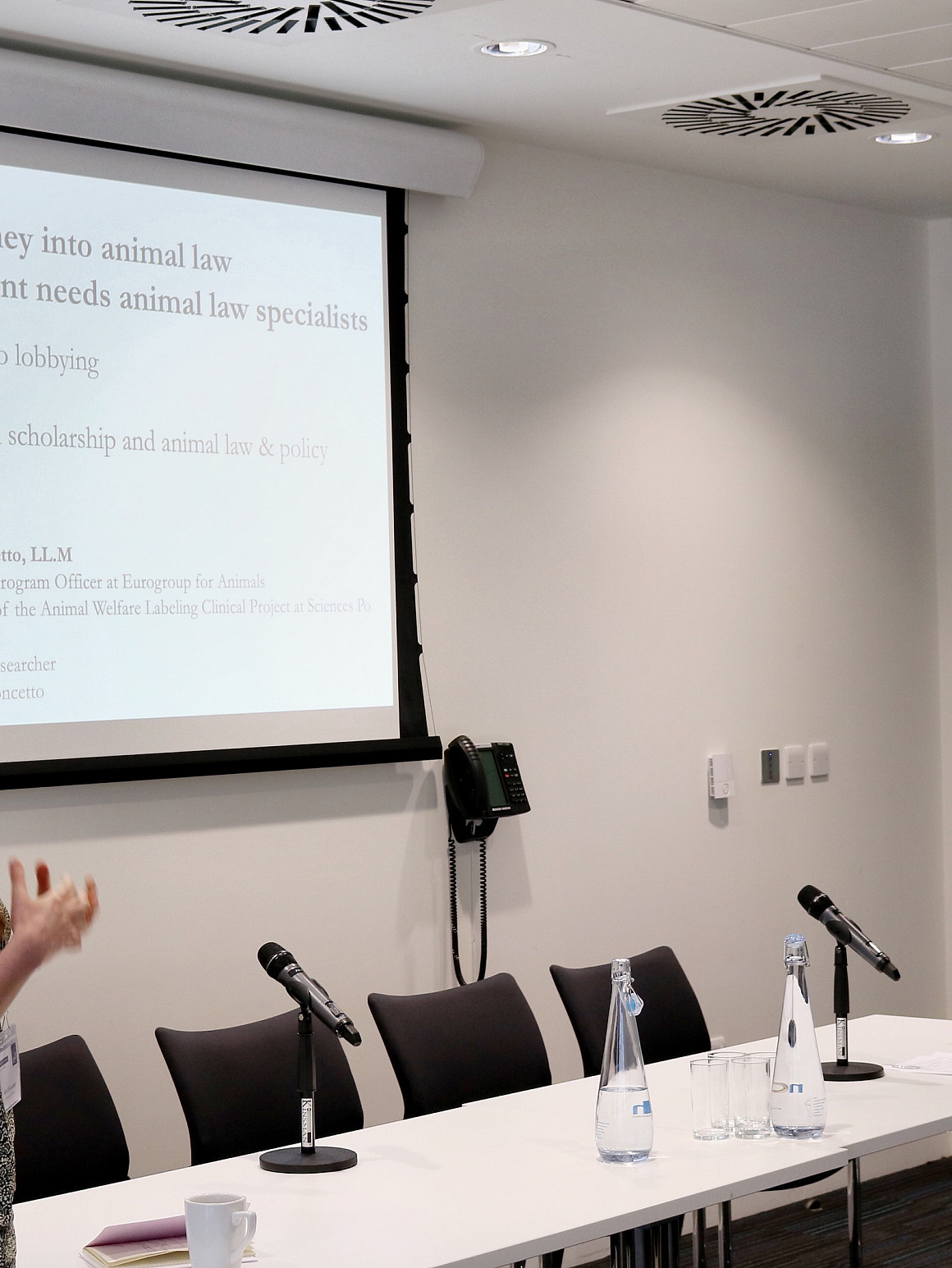 Alice Di Concetto (LLM '16) and Iyan Offor (PhD candidate at University of Strathclyde)
