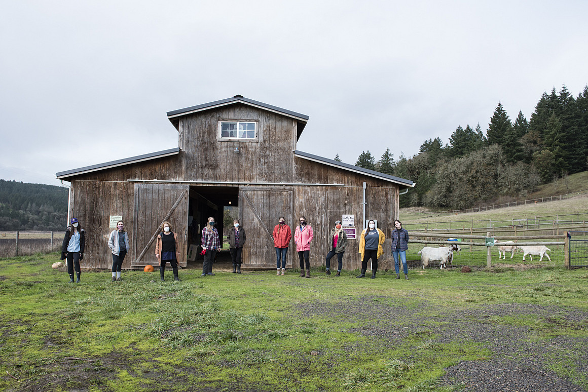 Animal Law Litigation Students with Professor Joyce Tischler and Clinical Professor Delcianna Winders