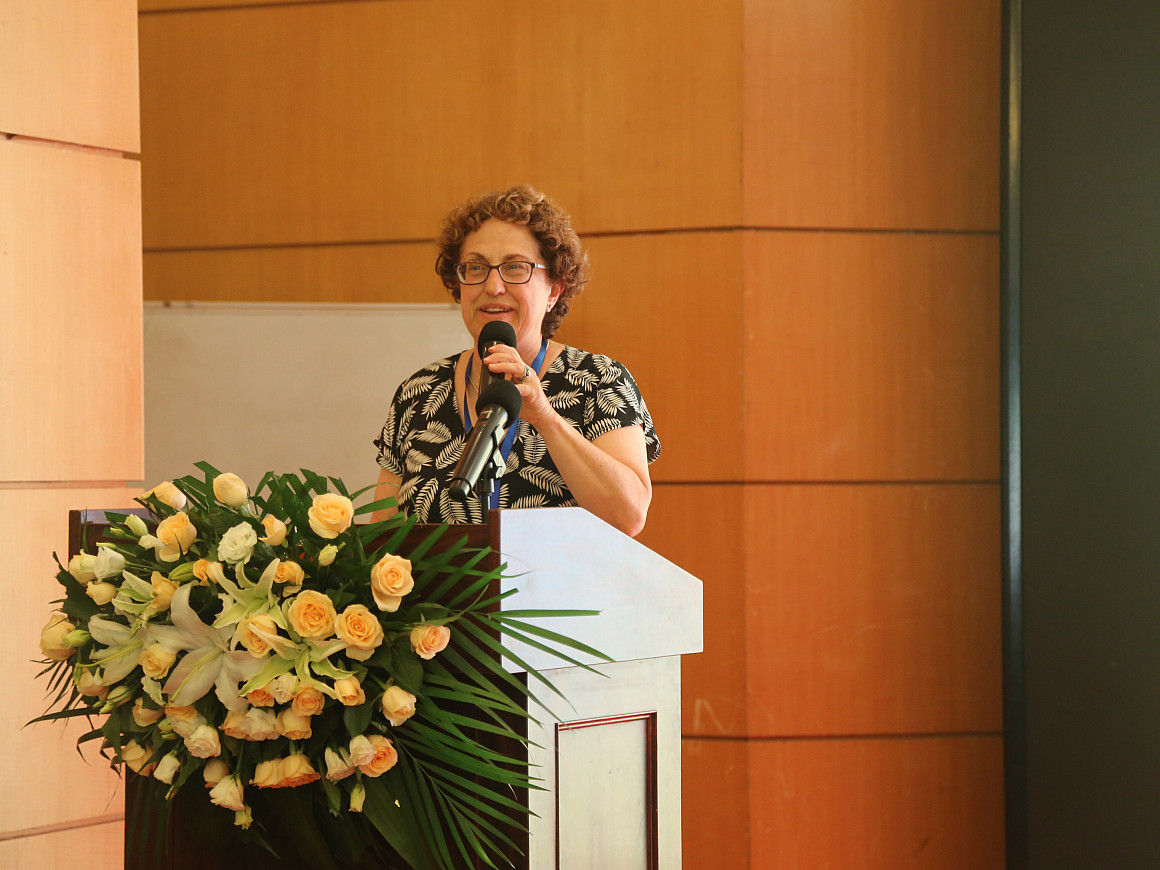 Joyce Tischler, Animal Law Professor of Practice speaking at the 1st China Animal Law Forum.