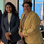 CALS Ambassadors Varnika Singh and Julie Palais