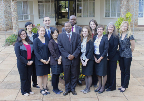 Animal Law in Kenya participants with the director of Kenya?s Judiciary Training Institute, Justi...