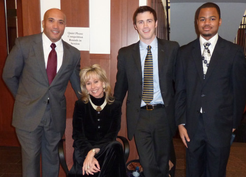 The John Marshall Law School competitors with Coach Susann MacLachlan