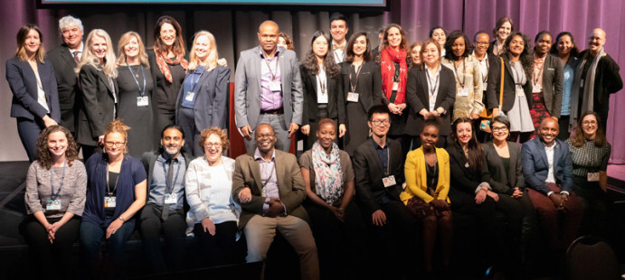 The CALS team, together with current students and alumni of the Animal Law LLM Program, at the 2019 Animal Law Conference.