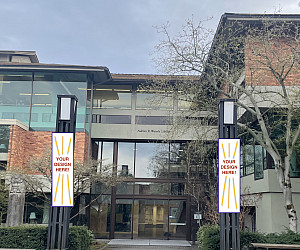 help us design banners to hang on the lightposts outside the library this fall