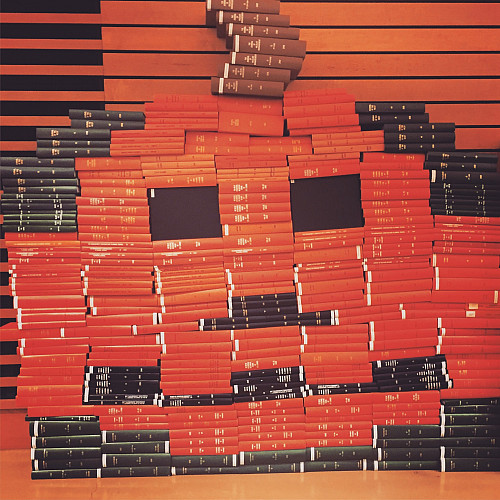 Pumpkin Book Art October 2016