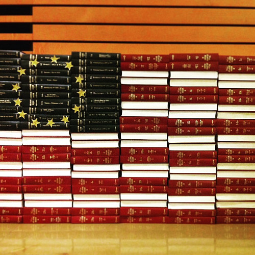 Fourth of July Book Art