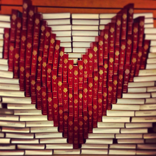 Valentine's Day Book Art