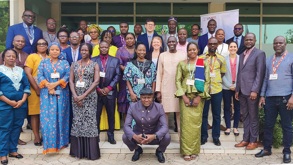West Africa judges, prosecutors and trainers gather after a five-day Mutual Legal Assistance workshop in Accra, Ghana.