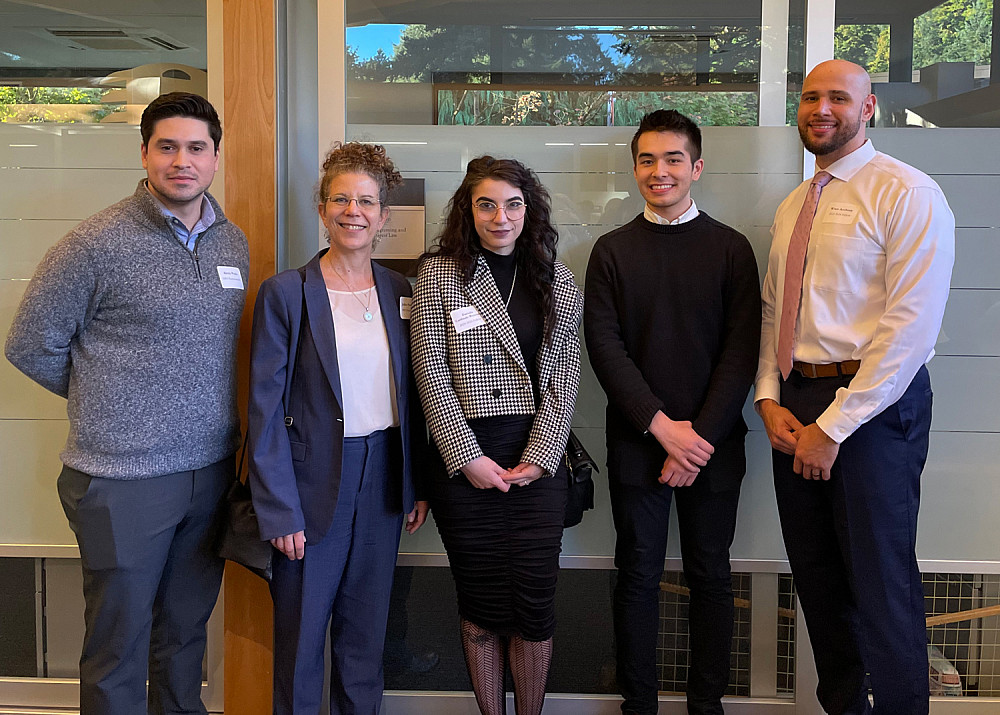 (L to R) Alexis Prado, Jolee Patterson, Daniella Cardinale-Weingberg, Connor McRobert, and Wren Anthony.