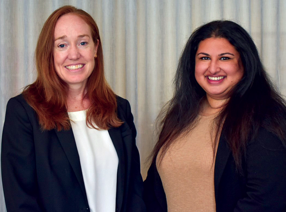 (L to R) Sarah Lora and Rianka Macwan