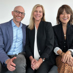 L to R: Dan Mensher, Jen Wagner and Yoona Park