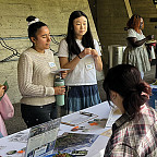 High school students take advantage of tabling opportunities at GEI's second annual Youth Climate Summit.