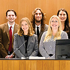 Students in the Public Defense Practicum with MPD Chief Attorney Rachel Maremont and Washington County Chief Attorney Ashley Needham.