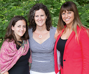 Laura Dunn; NCVLI Executive Director Meg Garvin, clinical professor of law; and Brenda Tracy