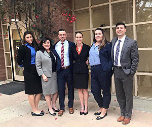 NALSA team members and coaches: Dayna Jones '18, Caroline Coppock Lobdell '01, Corin La Pointe-Aitchison '17, Mary Bodine '09, Anna Jones...