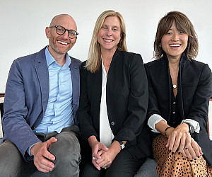 L to R: Dan Mensher, Jen Wagner and Yoona Park