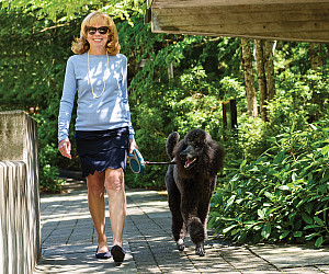 Dean Jennifer Johnson and Bruno