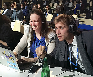 Liz Mering '16 and Olivier Jamin '17