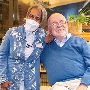 (L-R) prof. Janet Steverson, Prof. Doug Newell.
