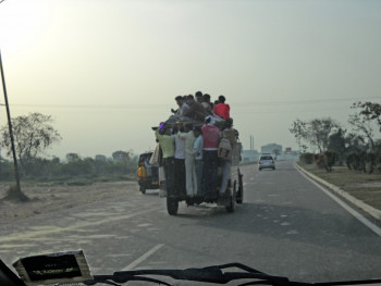 Holi revelers heading to Agra
